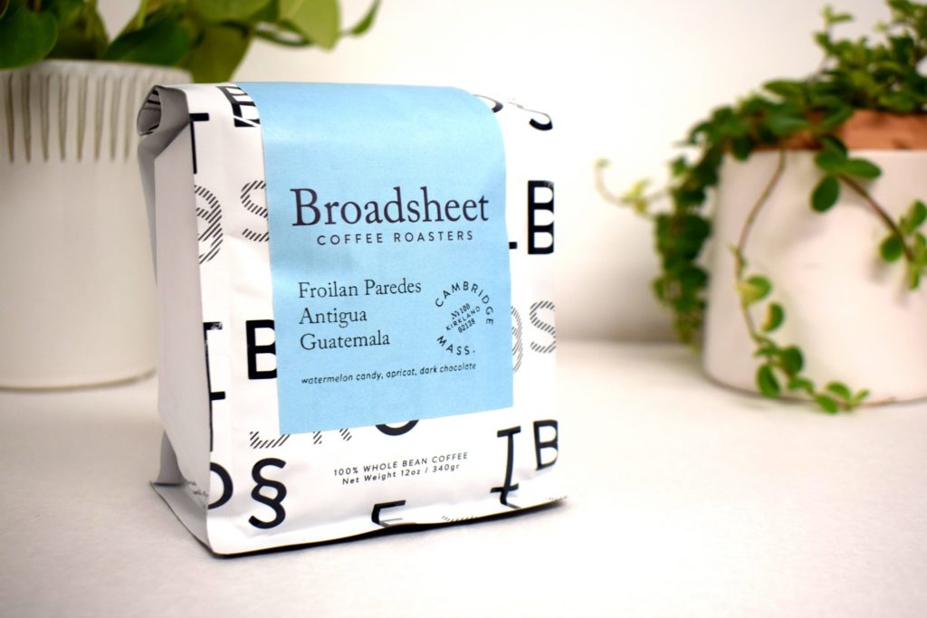 Broadsheet Coffee Roaster coffee bag